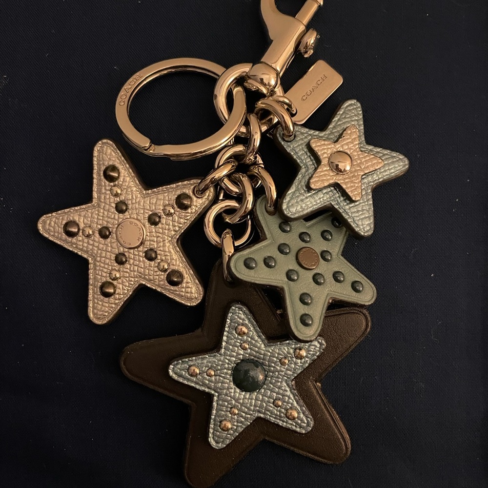COACH Stars Keychain - NWOT